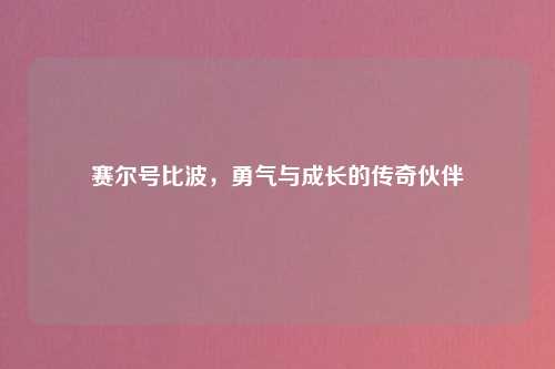 赛尔号比波，勇气与成长的传奇伙伴