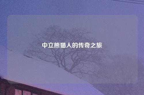 中立熊猫人的传奇之旅