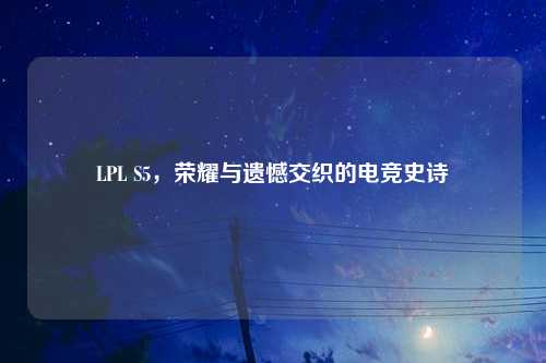 LPL S5，荣耀与遗憾交织的电竞史诗