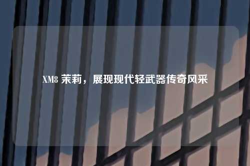 XM8 茉莉，展现现代轻武器传奇风采