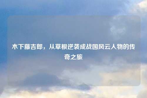 木下藤吉郎，从草根逆袭成战国风云人物的传奇之旅